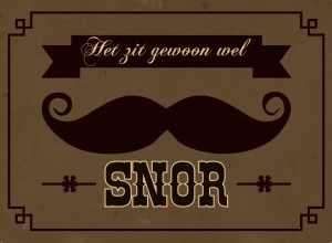 Het zit gewoon wel snor (Movember)