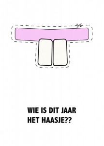 Wie is de haas??