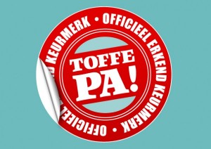 Toffe Pa keurmerk (sticker)