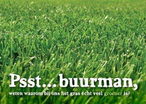 Gras is Ã©cht groener bij de buren! 2