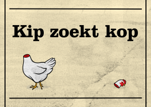 Kip zoekt kop