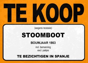 TE KOOP STOOMBOOT