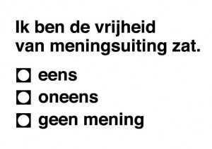 vrijheid van meningsuiting