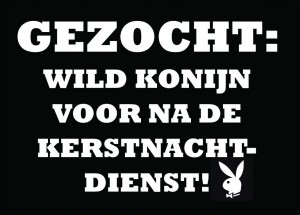 Wild konijn gezocht!