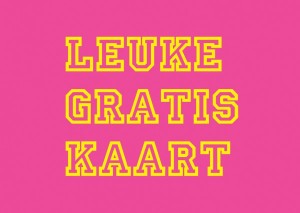 Leuke gratis kaart