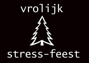 Vrolijk stress feest