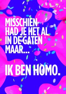 Misschien had je het al in de gaten maar… ik ben homo (Milkshake )