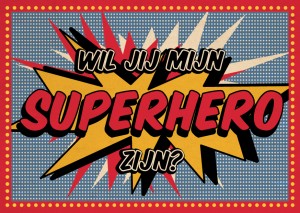 wil jij mijn superhero zijn? (Marathon Amsterdam)