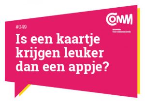 is een kaartje krijgen leuker dan een appje? (museum voor communicatie)