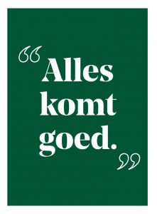 alles komt goed. (het nationale theater)